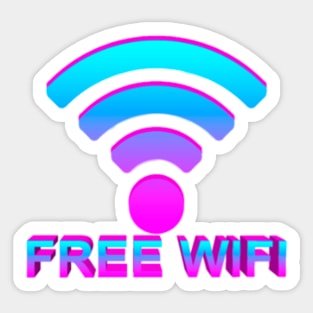 Free wifi Sticker